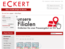 Tablet Screenshot of eckert-online.de